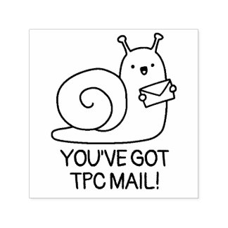 Auto Entintado Carimbo de arte TPC MailWood