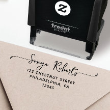 Carimbo de Autodigitação de Endereço de Retorno Pe