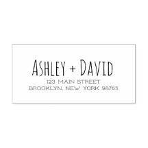 Carimbo de Autodigitação do Endereço de Devolução 