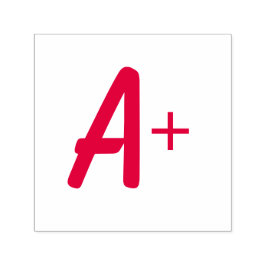 Auto Entintado Carimbo de autoimpressão "A+"