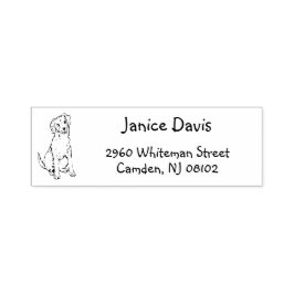 Auto Entintado Carimbo de Autoimpressão do Endereço de Retorno do