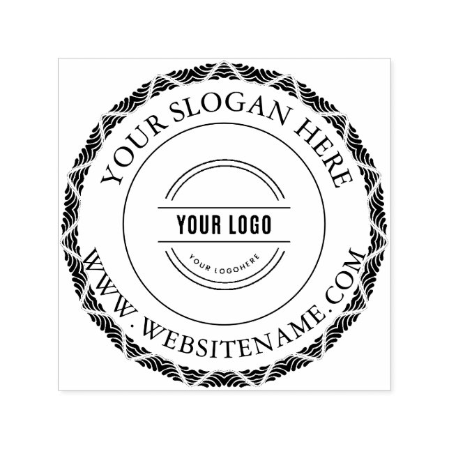 Auto Entintado Carimbo de autoimpressão do logotipo comercial per (Design)