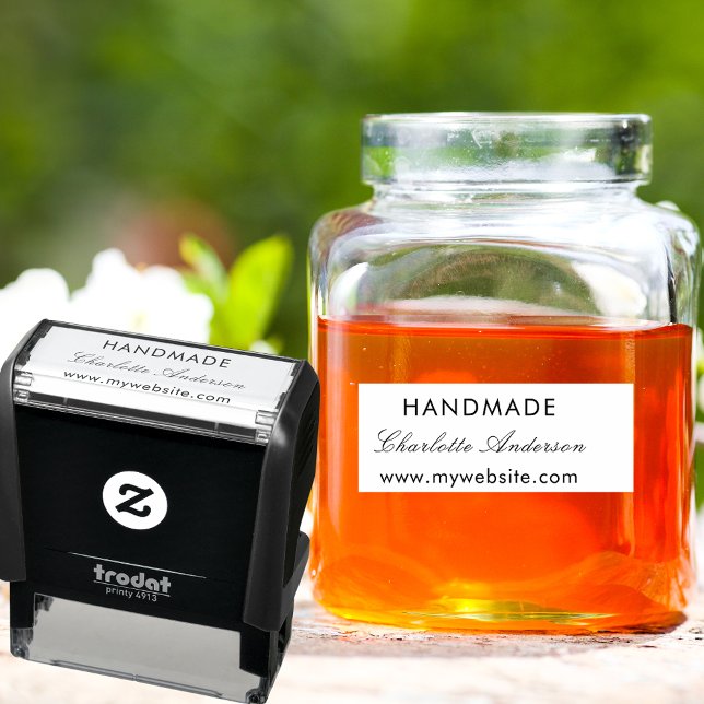 Auto Entintado Carimbo de autoimpressão do site de nome feito à m (Criador carregado)