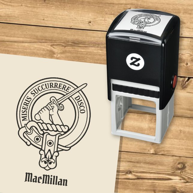 Auto Entintado Carimbo de Autopinagem Clan MacMillan Crest (Criador carregado)