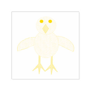 Auto Entintado Carimbo de autopósito do Pintinho de Páscoa