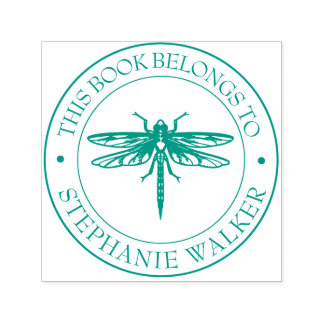 Auto Entintado Carimbo de Biblioteca Personalizado - Ex Libris - 