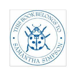 Auto Entintado Carimbo de Biblioteca Personalizado - Ex Libris - 