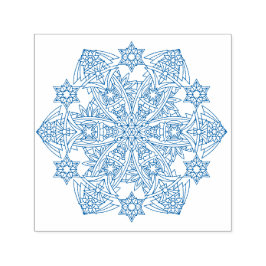 Auto Entintado Carimbo de Borracha Auto-Tintável Flocos de Neve p