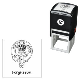 Auto Entintado Carimbo de borracha Clan Fergusson Crest