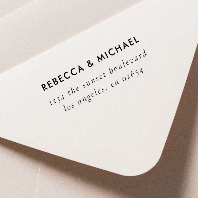 Auto Entintado Carimbo de Borracha com Autoimpressão de Endereço  (Criador carregado)