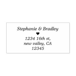 Auto Entintado Carimbo de Borracha de Autofabricação de Casamento