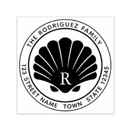 Auto Entintado Carimbo de Borracha de Autofabricação de Endereço 