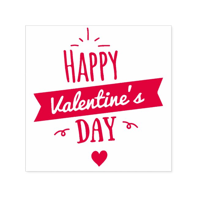 Auto Entintado Carimbo de borracha do namorados (Design)