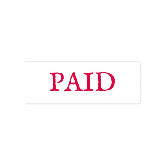 AUTO ENTINTADO CARIMBO DE BORRACHA : PERSONALIZÁVEL : PAGO (Design)