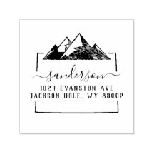 Carimbo de Carimbo de Endereço de Devolução Wyomin