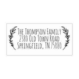 Auto Entintado Carimbo de Carimbo do Endereço de Retorno Russo