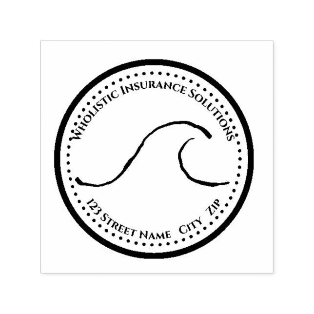 Auto Entintado Carimbo de devolução do logotipo (Design)