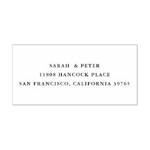 Carimbo de Endereço de Devolução Automático Clássi