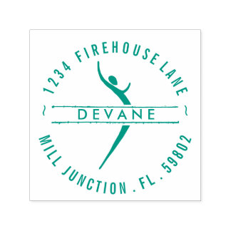 Auto Entintado Carimbo de Endereço de Devolução com Autotoque da 