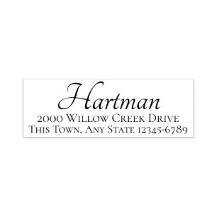 Auto Entintado carimbo de endereço de devolução RSVP