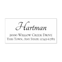 carimbo de endereço de devolução RSVP