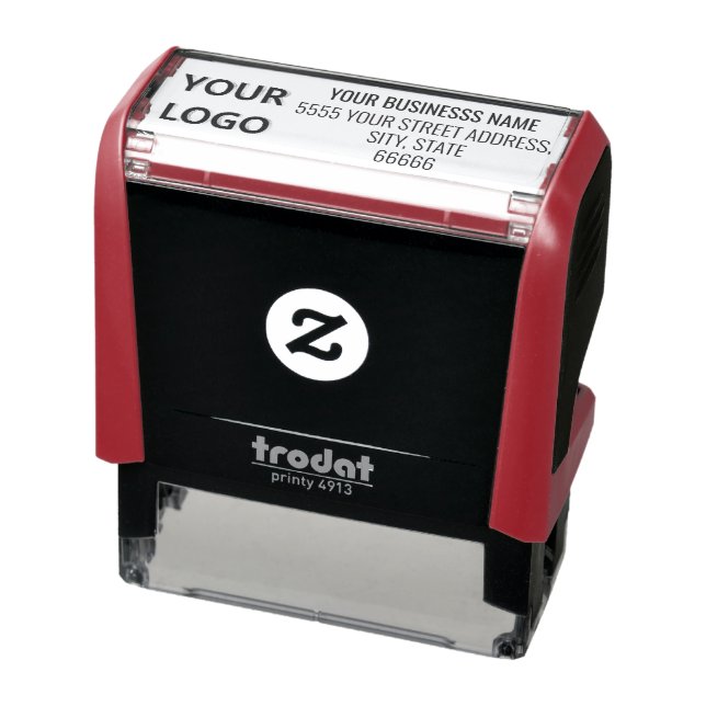 Auto Entintado Carimbo de endereço de logotipo personalizado (Produto)