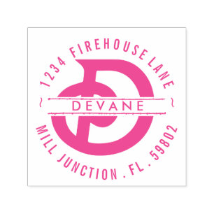 Auto Entintado Carimbo de Endereço de Retorno com Autoimpressão D