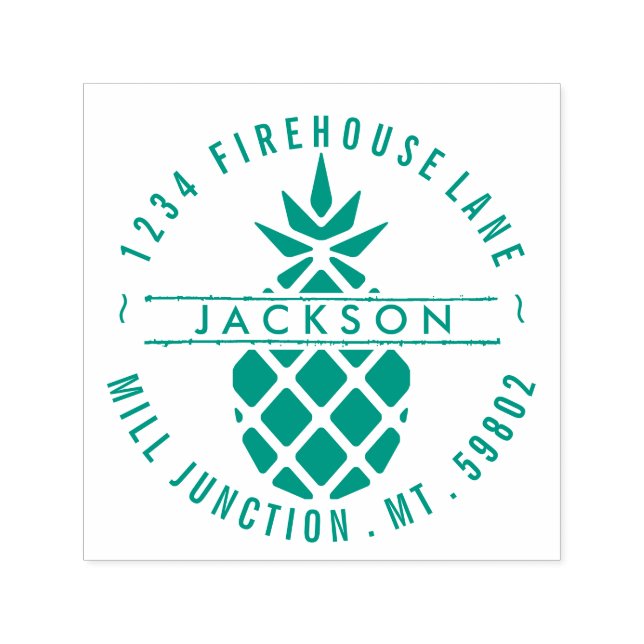 Auto Entintado Carimbo de Endereço de Retorno de Autodigitação do (Design)