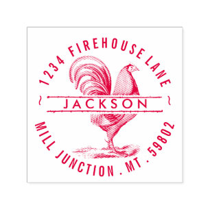 Auto Entintado Carimbo de Endereço de Retorno de Autoimpressão 