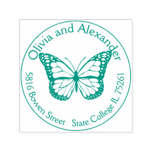 Auto Entintado Carimbo de Endereço de Retorno Personalizado da Bo