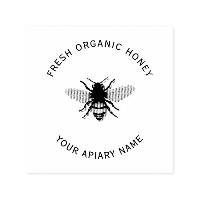 Auto Entintado Carimbo de Honeycomb Honeybee (Design)