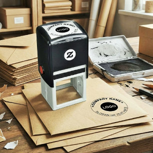 Auto Entintado Carimbo de Logotipo Personalizado para Papel (Selo