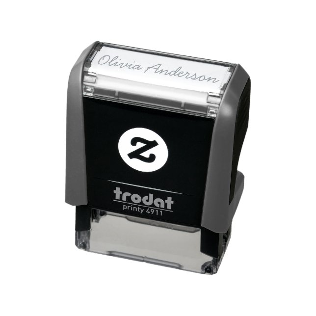 Auto Entintado Carimbo de Nome Personalizado Assinatura (Produto)