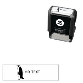 Auto Entintado Carimbo de nome "Pinguim"