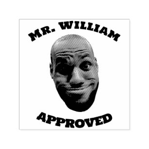 Auto Entintado Carimbo de Rosto de Professor, Presente Personaliz