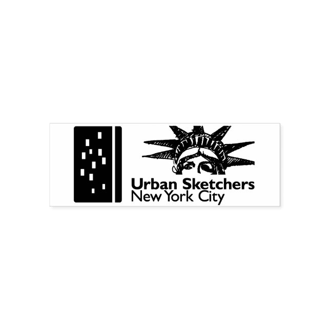 Auto Entintado Carimbo de Sketchers Urbanos NYC (Design)