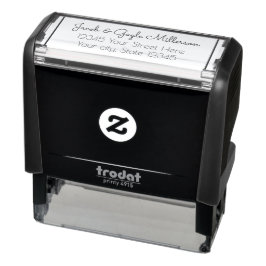 Auto Entintado Carimbo de Tinta Automática de Endereço de Retorno