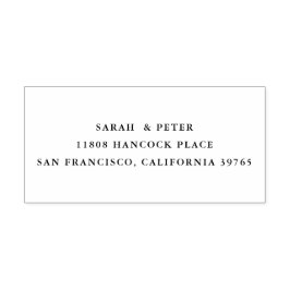 Auto Entintado Carimbo de Tinta Automático Clássico para Endereço