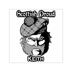 Auto Entintado Carimbo de Tinta do Clã Escocês Highlander Keith