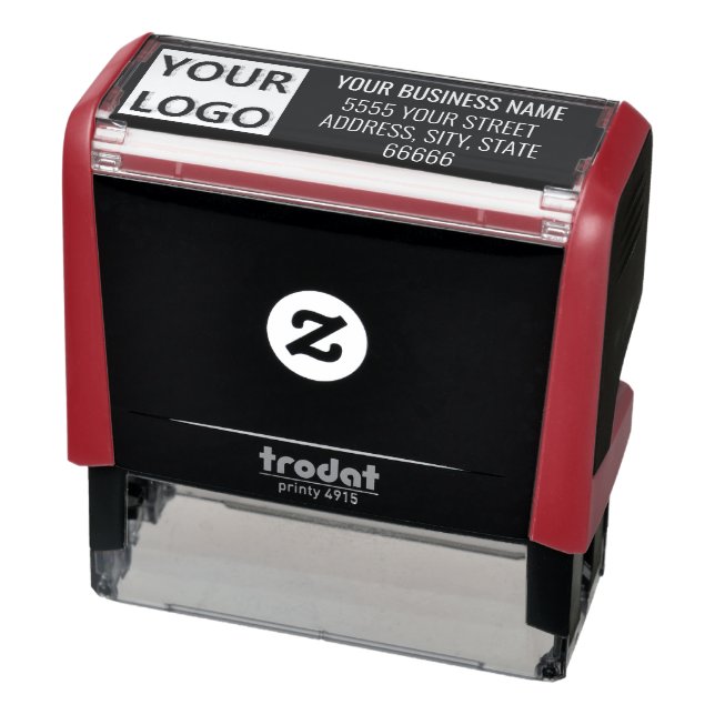 Auto Entintado Carimbo do logotipo personalizado de empresa Ender (Produto)