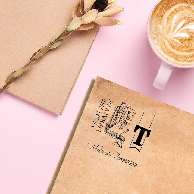 Auto Entintado Carimbo do Monograma (Criador carregado)