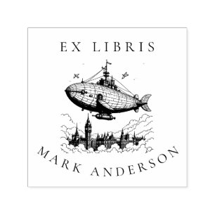 Auto Entintado Carimbo do navio Steampunk