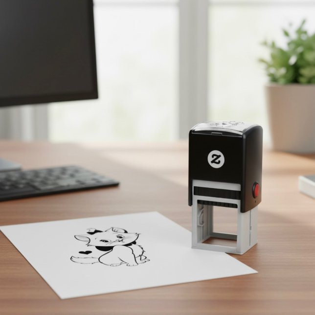 Auto Entintado Carimbo Marie-Self-Inking (Criador carregado)