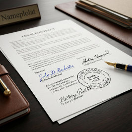 Auto Entintado Carimbo Notarial Profissional | Nome Personalizado