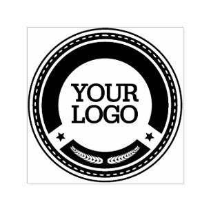 Auto Entintado Carimbo personalizado com o seu logotipo de marca 