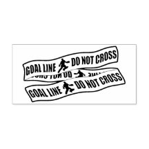 Carimbo Personalizado De Goalie De Hóquei Em Campo