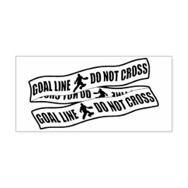 Auto Entintado Carimbo Personalizado De Goalie De Hóquei Em Campo