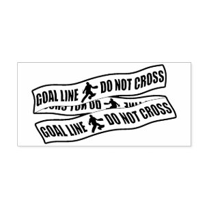 Auto Entintado Carimbo Personalizado De Goalie De Hóquei Em Campo