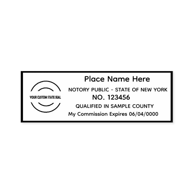 Auto Entintado Carimbo Personalizado Notário Público Personalizad (Design)