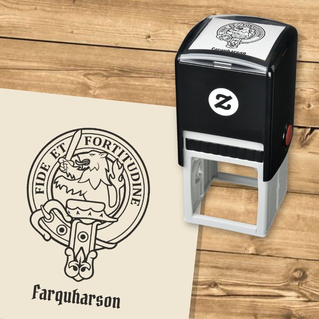 Auto Entintado Clan Farquharson Crest - Carimbo (Criador carregado)
